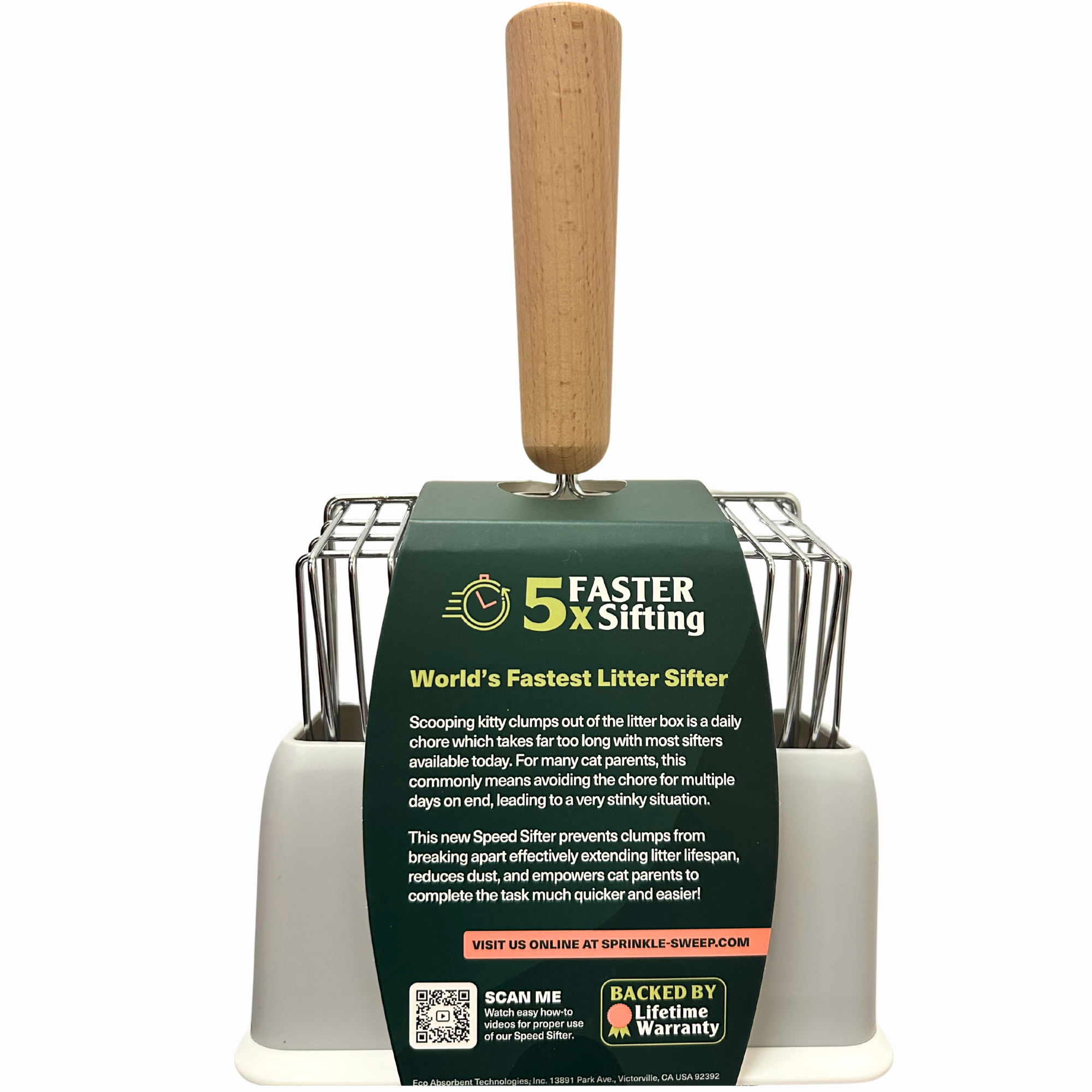 Sprinkle &amp; Sweep Katzentoiletten-Schnellsieb 