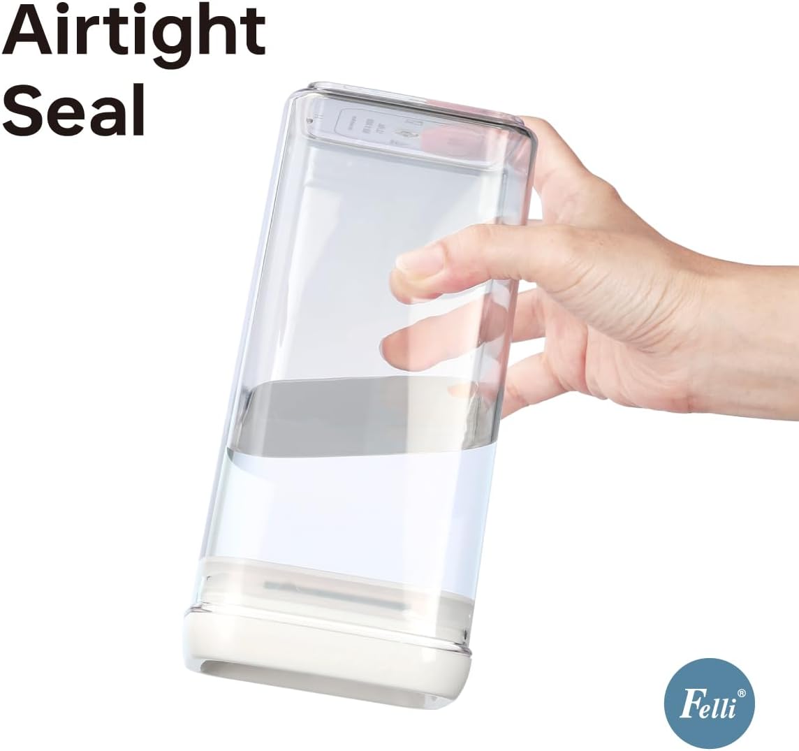Felli Flip Tite Food Storage Container with Lid Airtight 3 Pack (1.2L)