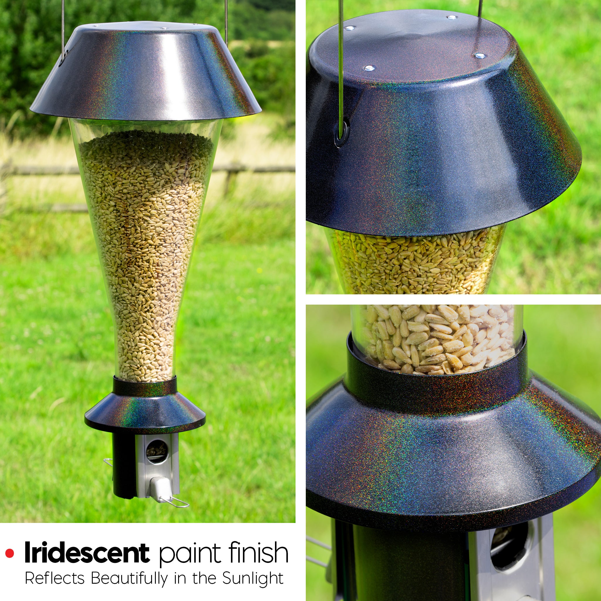 Roamwild Mega PestOff Squirrel Proof Bird Feeder For Mixed Seed/Sunflower Hearts