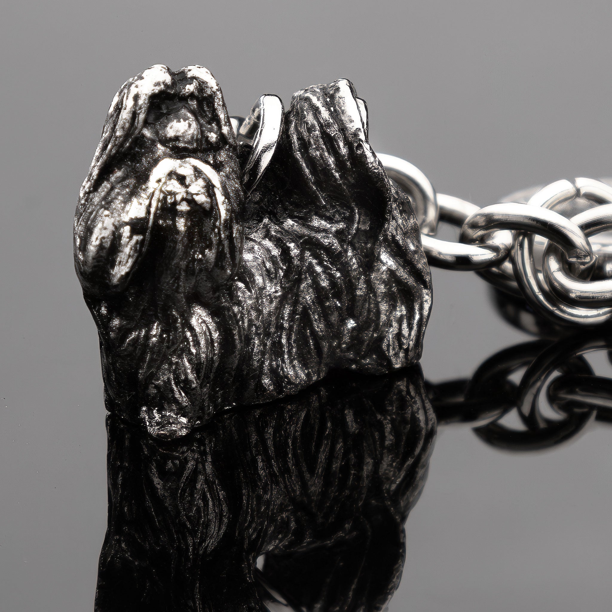 Kleine Rassen – Hochdetaillierter Hunde-Schlüsselanhänger aus Metall 