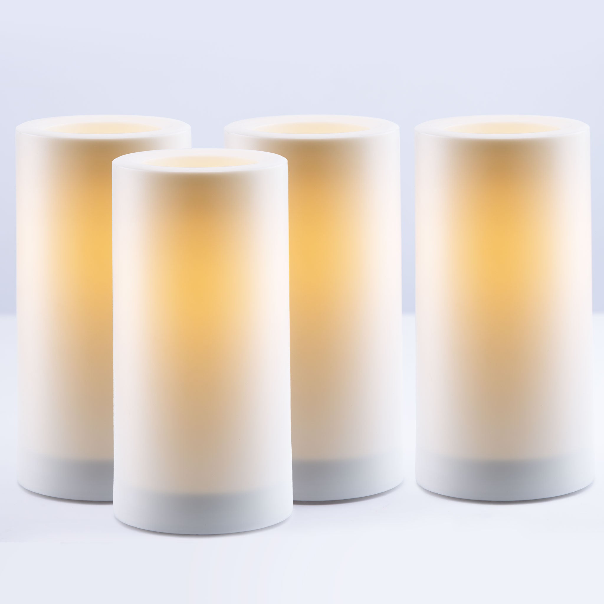 Outdoor Flameless Battery Candles 8 Inch (Large)