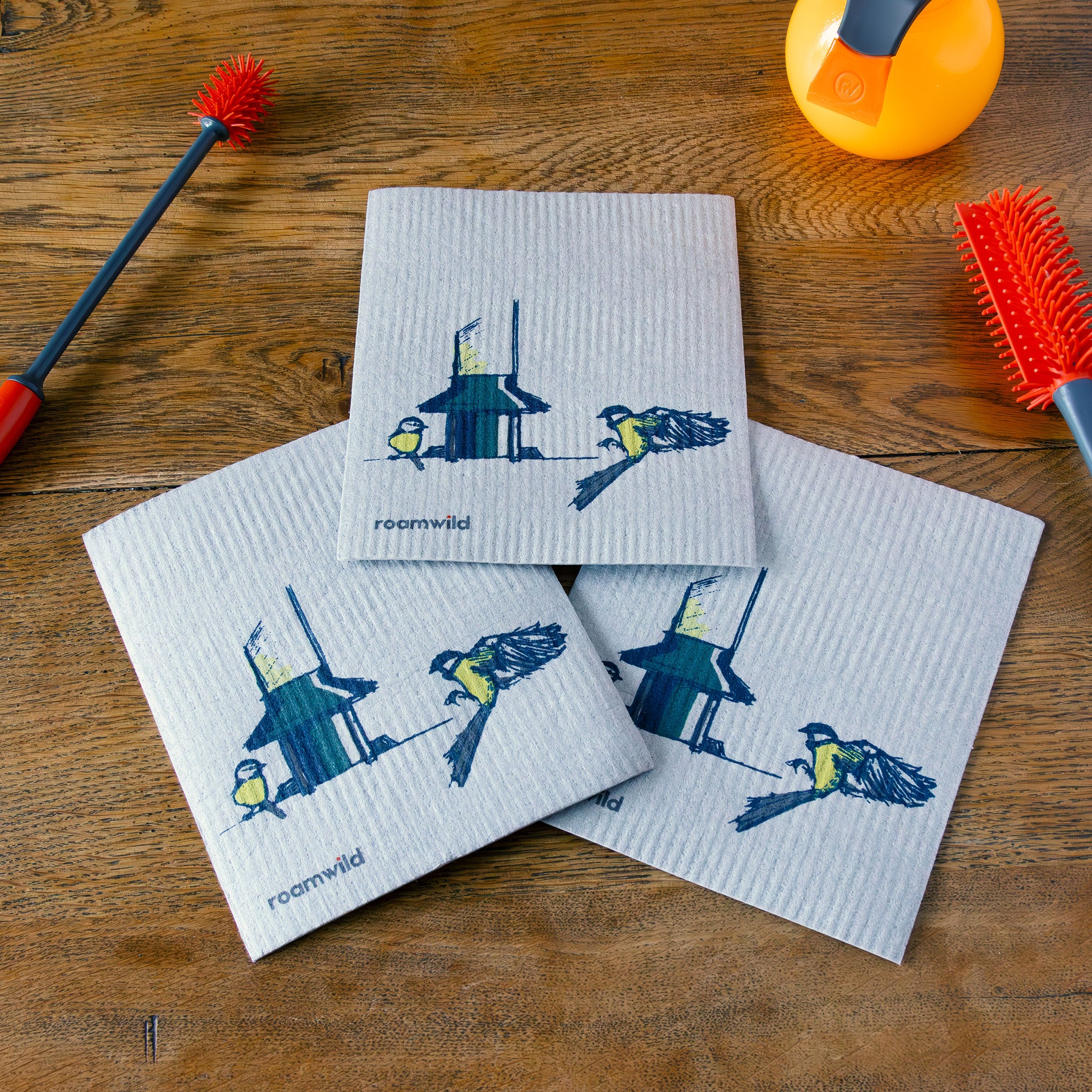 Roamwild Wiederverwendbares Papierhandtuch | Nie wieder Papierhandtücher kaufen | Songbird Edition 