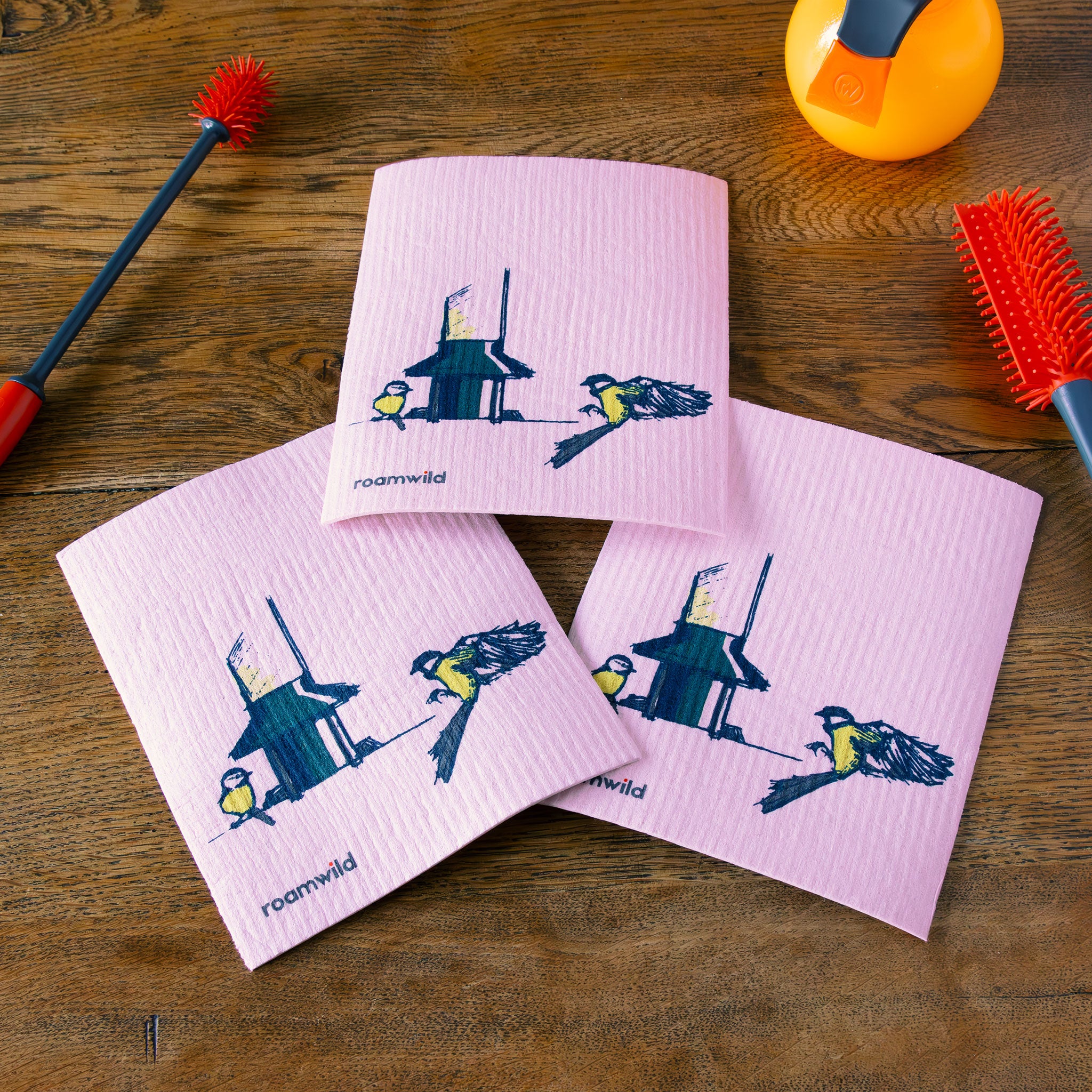 Roamwild Wiederverwendbares Papierhandtuch | Nie wieder Papierhandtücher kaufen | Songbird Edition 