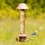 Roamwild PestOff Eekhoornbestendige Vogelvoederbak 2.0 | Antiek Koper Voor Pinda's/Meelwormen