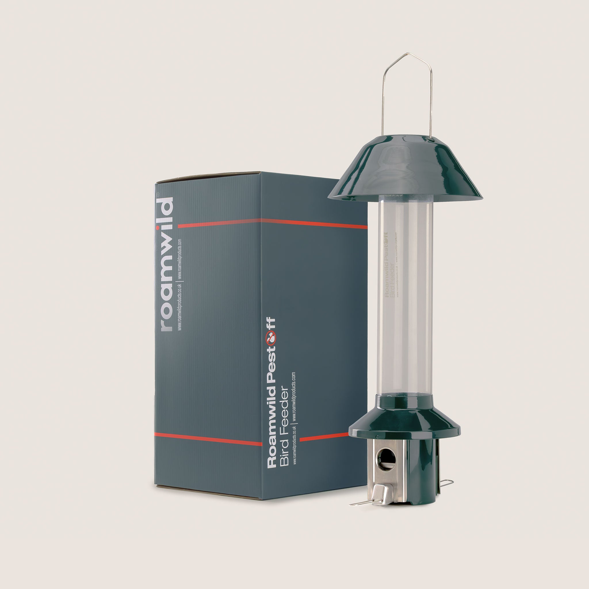 Roamwild PestOff Eichhörnchensicheres Vogelfutterhaus – kompakt 