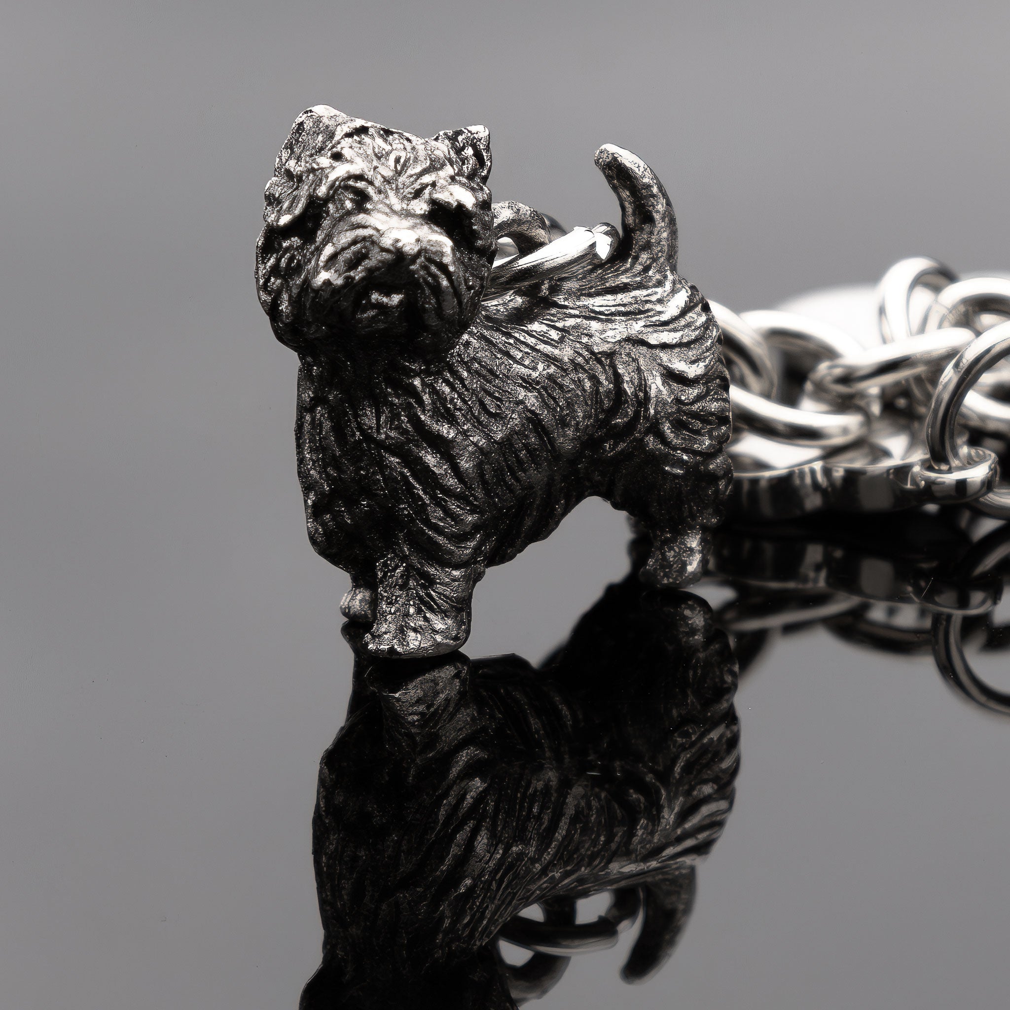 Kleine Rassen – Hochdetaillierter Hunde-Schlüsselanhänger aus Metall 